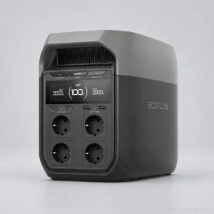 EcoFlow DELTA 3, productfoto in de studio