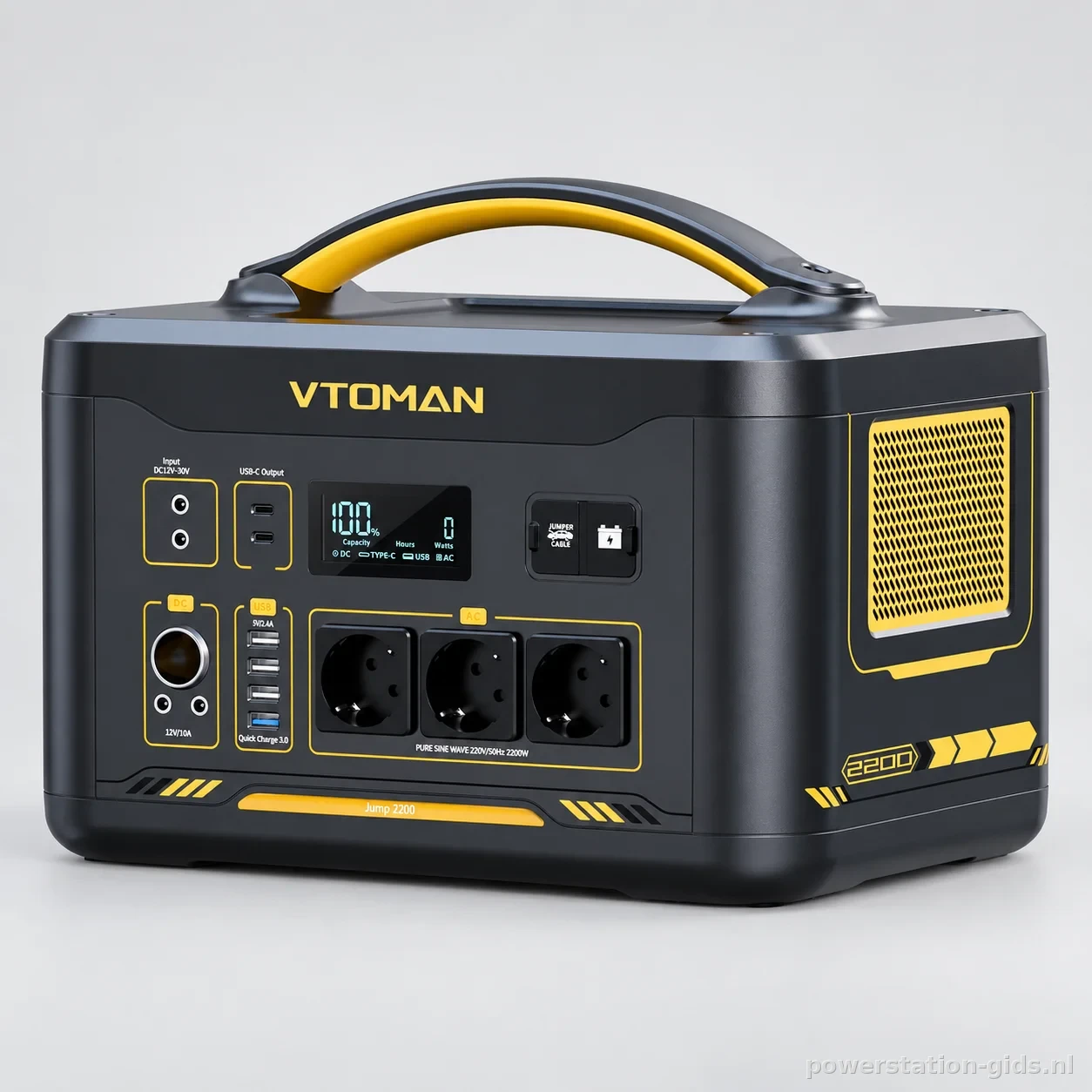 VTOMAN Jump 2200, studio-productfoto